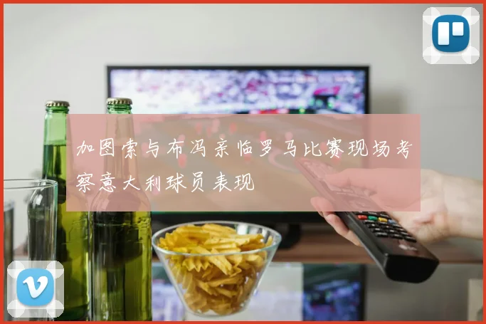 加图索与布冯亲临罗马比赛现场考察意大利球员表现